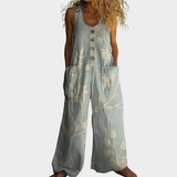 Liesel-Anne | Fließender bedruckter Jumpsuit