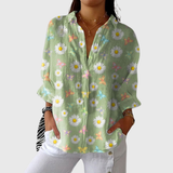 Nina | Leichte farbenfrohe Bluse mit Print
