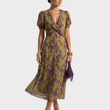 Natalia - Midi-Kleid mit Blumenmuster