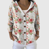 Magdalena | Bequemer Strickcardigan mit Kapuze