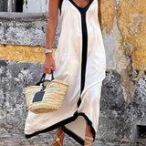 Verena | Midikleid im Colour-Block-Design Stil Lavechic Île
