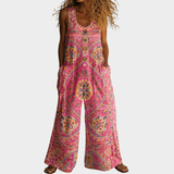 Käthe-Luise | Fließender bedruckter Jumpsuit