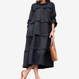 Lauren™ Midi-Kleid mit Volants