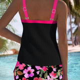 Rose | Eleganter zweiteiliger Tankini