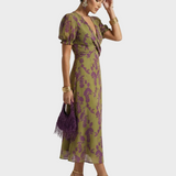 Natalia - Midi-Kleid mit Blumenmuster