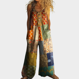 Isolde | Fließender bedruckter Jumpsuit