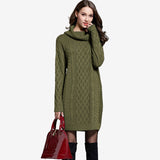 Amira™ Strickkleid mit Stehkragen
