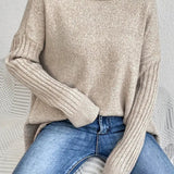 Brigitte™ langer Pullover – Elegant & zeitlos