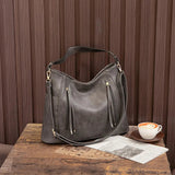 Paula | Ledertasche mit Fransen