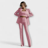 Selina - Elegantes 3-Teile-Set (Jacke, Top, Hose)