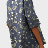 Flávia - Elegantes Leinen-Top