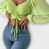 Joana - Multifunktionale Bluse