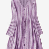 Veronie™ Ausgestelltes Strickkleid