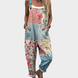 Bequeme bedruckte Latzhose