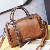 Rose | Ledertasche mit Struktur