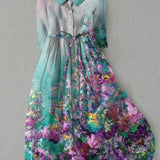 Lena | Damenkleid mit Blumenmuster