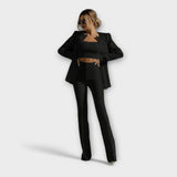 Selina - Elegantes 3-Teile-Set (Jacke, Top, Hose)