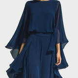 Aurora - Elegantes Komplett-Outfit aus Chiffon mit Volants