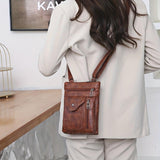 Rose | Vintage-Schultertasche
