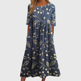 Zofia - Kleid, das die Silhouette Betont