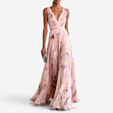 Sue™ Langes Blumenkleid