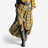 Clelia™ Karo-Kleid