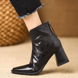 Delia | Luxuriöse Stiefeletten mit mittelhohem Absatz